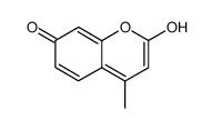 7-羟基-5-甲基香豆素 结构式