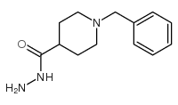 1-苄基哌啶-4-甲酰肼 结构式