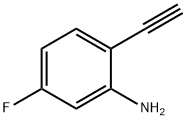 2-乙炔基-5-氟苯胺 结构式