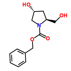 Cbz-反式-4-羟基-L-脯氨醇 结构式
