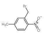 (2-溴甲基)-4-甲基-1-硝基苯 结构式