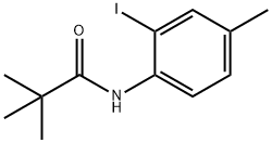 N-(2-碘-4-甲基苯基)新戊酰胺 结构式