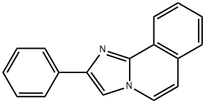 2-苯基咪唑[2,1-α]异喹啉 结构式