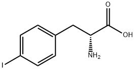 4-碘-D-苯丙氨酸 结构式