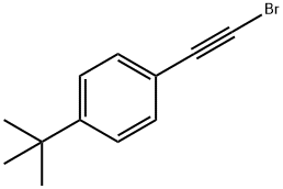 1-(溴乙炔基)-4-(叔-丁基)苯 结构式
