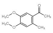 1-(4,5-二甲氧基-2-甲基苯基)乙酮 结构式
