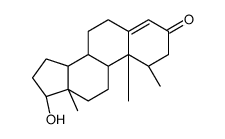 17β-羟基-1α-甲基雄甾-4-烯-3-酮 结构式