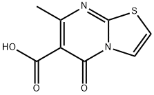 7-甲基-5-氧代-5H-噻唑并[3,2-A]嘧啶-6-羧酸 结构式