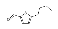 5-丁基噻吩-2-甲醛 结构式