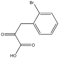 3-(2-溴苯基)-2-氧代丙酸 结构式