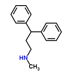 N-甲基-3,3-二苯基丙胺 结构式