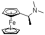 (S)-(-)-N,N-二甲基-1-二茂铁基乙胺 结构式