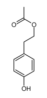 4-(2-乙酰氧基乙基)苯酚 结构式