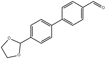 4'-(1,3-二氧戊环-2-基)-[1,1'-联苯]-4-甲醛 结构式