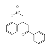 4-硝基-1,3-二苯基-1-丁酮 结构式