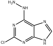 2-氯-6-肼基-7H-嘌呤 结构式