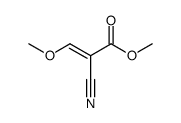 甲氧基亚甲基氰基乙酸甲酯 结构式