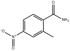 2-甲基-4-硝基苯甲酰胺 结构式