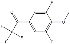 1-(3,5-二氟-4-甲氧基苯基)-2,2,2-三氟乙-1-酮 结构式