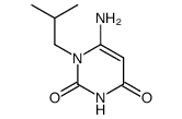 4-氨基-3-异丁基嘧啶-2,6-二酮 结构式