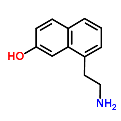 2-(7-羟基-1-萘基)乙胺 结构式