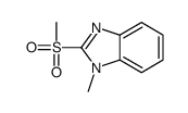 1-甲基-2-(甲磺酰基)苯并咪唑 结构式