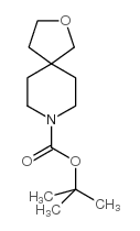 2-氧杂-8-氮杂螺[4.5]癸烷-8-羧酸-1,1-二甲基乙酯 结构式