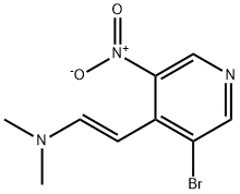 2-(3-溴-5-硝基-4-吡啶基)-N,N-二甲基乙烯胺 结构式