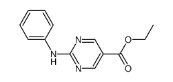 2-(苯氨基)嘧啶-5-羧酸乙酯 结构式