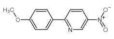 2-(4-甲氧基苯基)-5-硝基吡啶 结构式