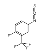 4-氟-3-(三氟甲基)苯基异硫代氰酸酯 结构式