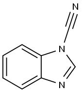 1-氰基苯并咪唑 结构式