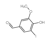 5-碘香兰素 结构式