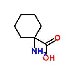 1-氨基-1-环己基甲酸 结构式
