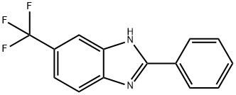 2-苯基-5-(三氟甲基)-1H-苯并咪唑 结构式