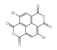 2,6-二溴萘-1,4,5,8-四羧酸二酐 结构式
