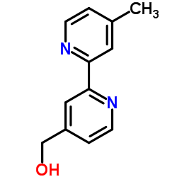 4-羟甲基-4'-甲基-2,2'-联吡啶 结构式
