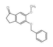 5-苄氧基-6-甲氧基-1-茚酮 结构式