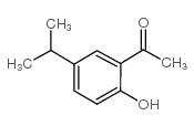1-[2-羟基-5-(1-甲基乙基)苯基]乙酮 结构式