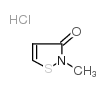 2-甲基-4-异噻唑啉-3-酮盐酸盐 结构式