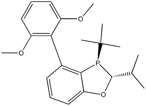 (2R,3R)-3-(叔丁基)-4-(2,6-二甲氧基苯基)-2-异丙基-2,3-二氢苯并[D][1,3]氧,膦戊轭 结构式