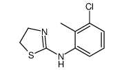 (3-氯-2-甲基苯基)-(4,5-二氢-2-噻唑)-胺 结构式