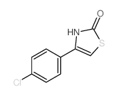 4-(4-氯苯基)-2-羟基噻唑 结构式