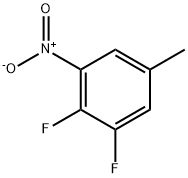 1,2-二氟-5-甲基-3-硝基苯 结构式
