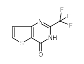 2-三氟甲基噻吩并[3,2-D]嘧啶-4(3H)-酮 结构式