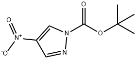 N-BOC-4-硝基吡唑 结构式