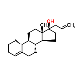 烯丙雌醇 结构式