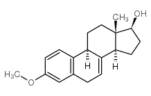 3-甲氧基-17β-羟基-1,3,5(10),8(9)-雌甾四烯 结构式