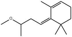 逆甲氧基-α-紫罗兰醇 结构式