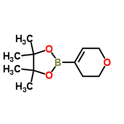 3,6-二氢-2H-吡喃-4-硼酸频哪醇酯 结构式